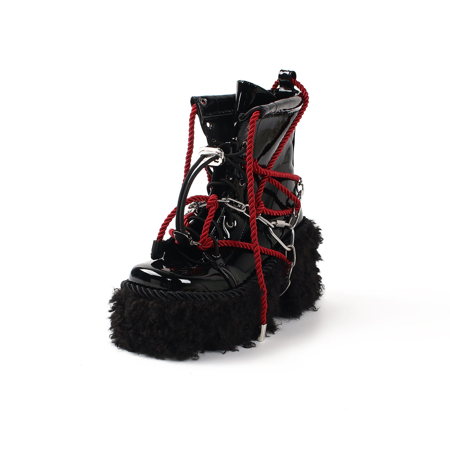 SINKing Rope-Bound Boots Red