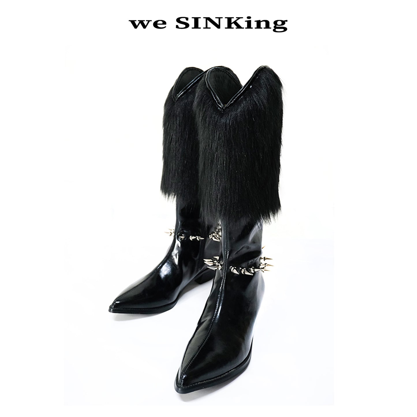 SINKing Goth Cowboy Boots