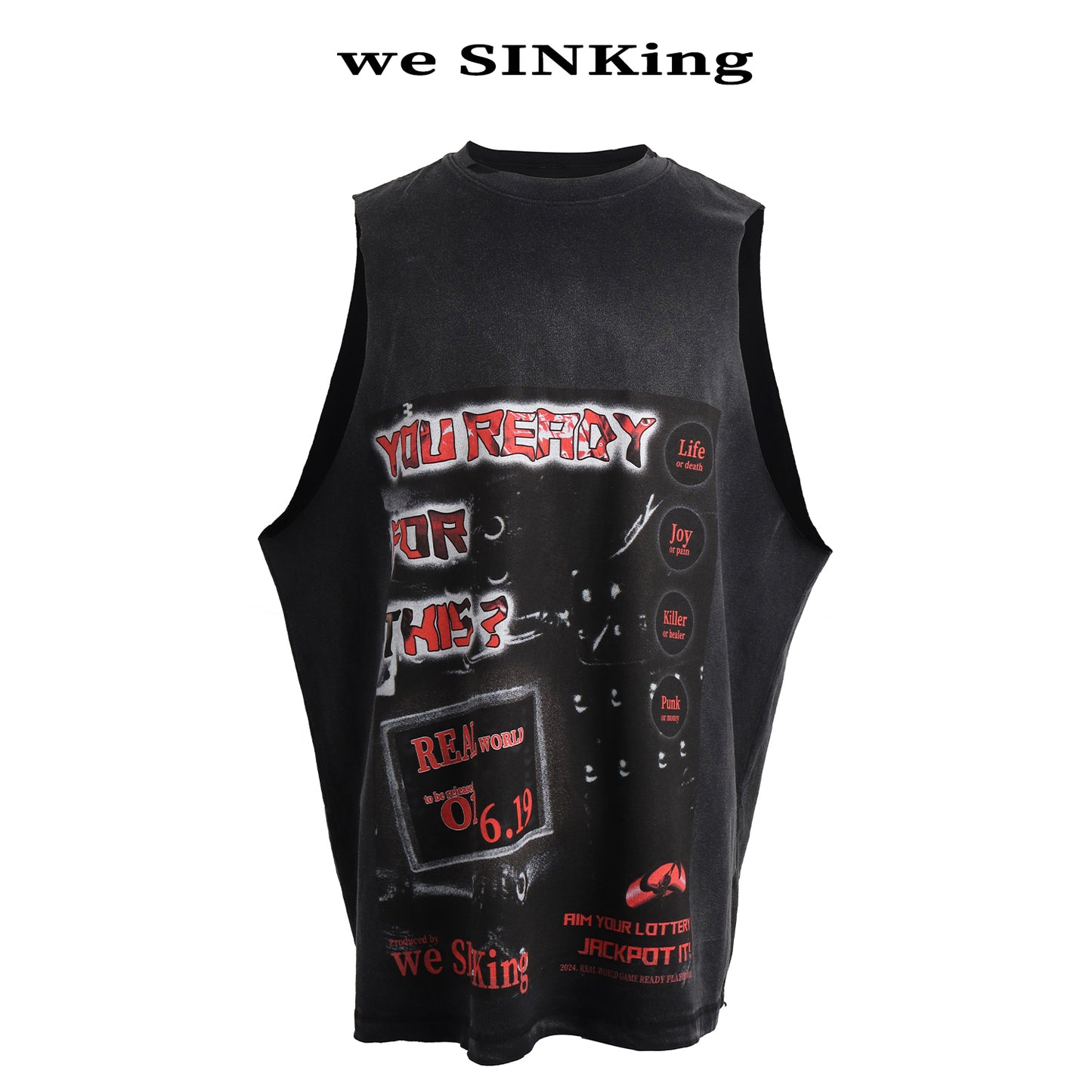SINKing Reality Game Graphic Loose Tank Top