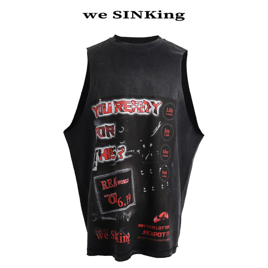 SINKing Reality Game Graphic Loose Tank Top