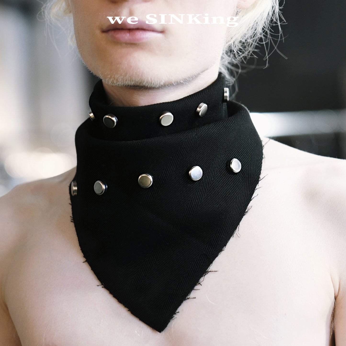 SINKing Twill Studded Neckwear