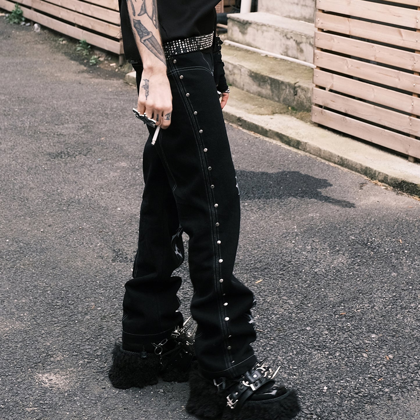 SINKing Print Jeans