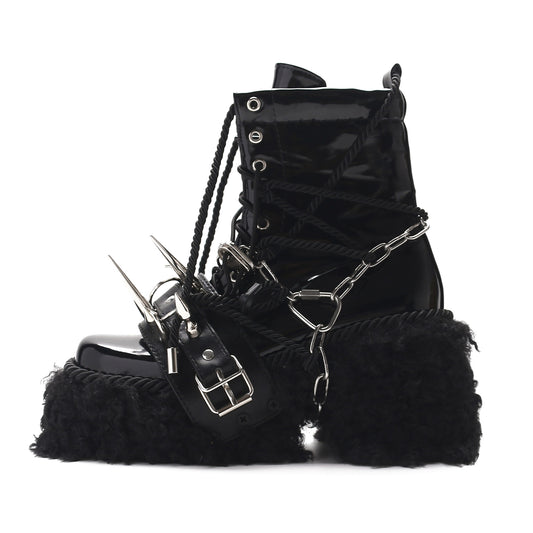SINKing Rivet Punk Boots