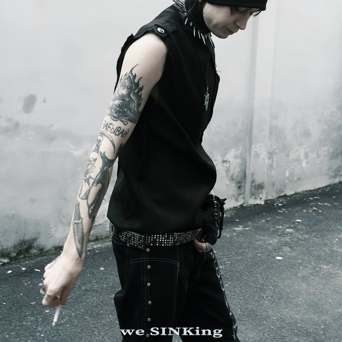 SINKing Shredded Vest