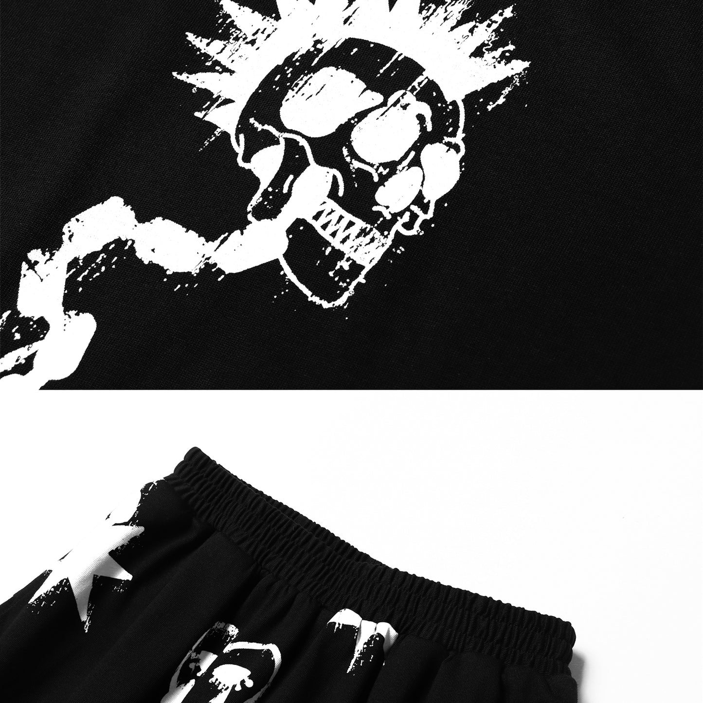 SINKing Skull Print Pajama Set 2