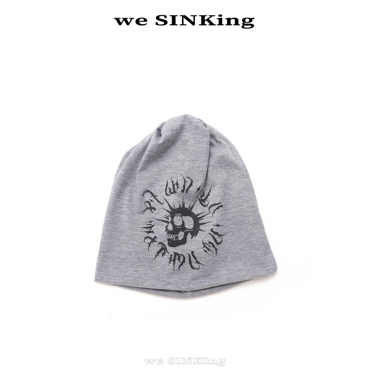 SINKing Skull Print Beanie