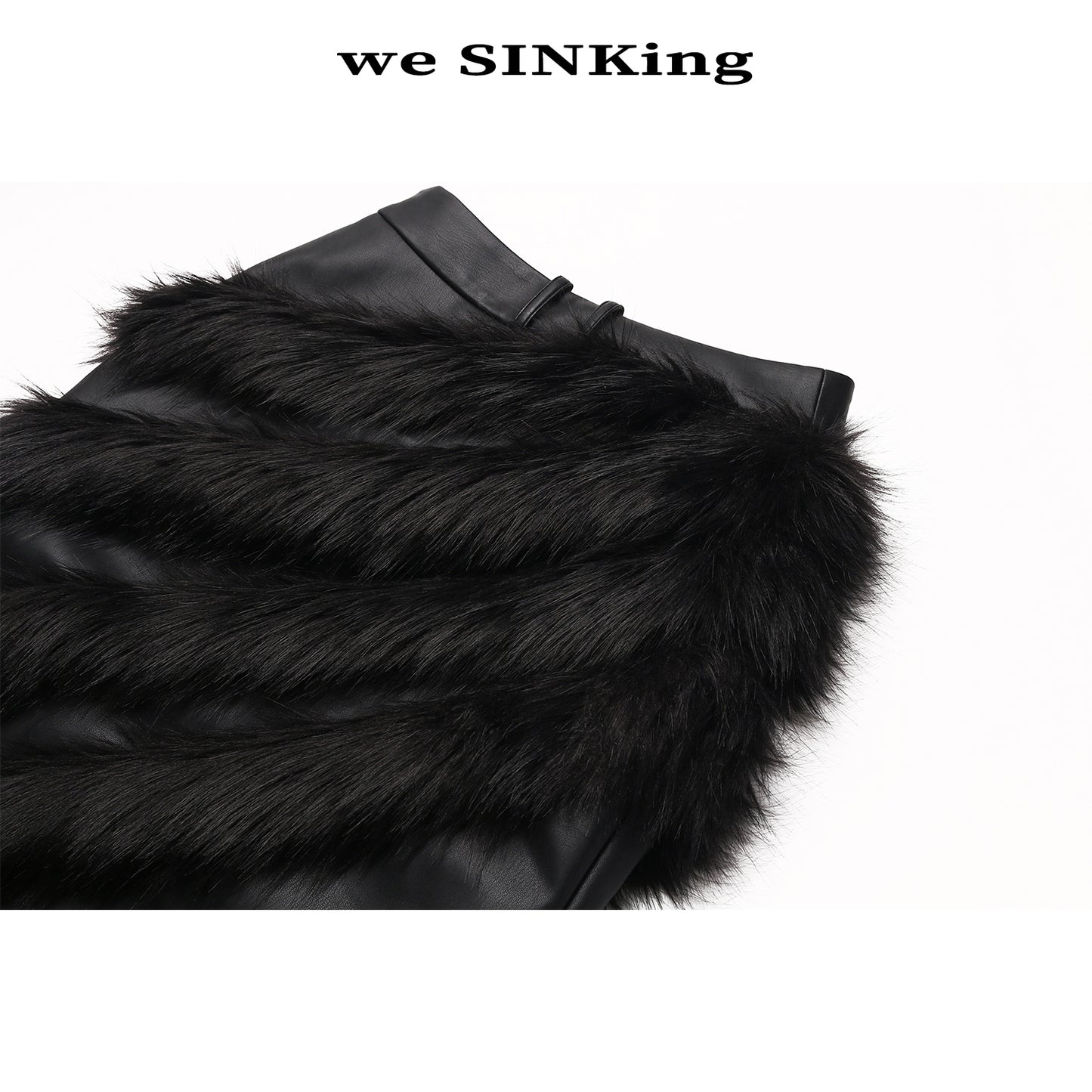 SINKing Fishtail Goth Skirt