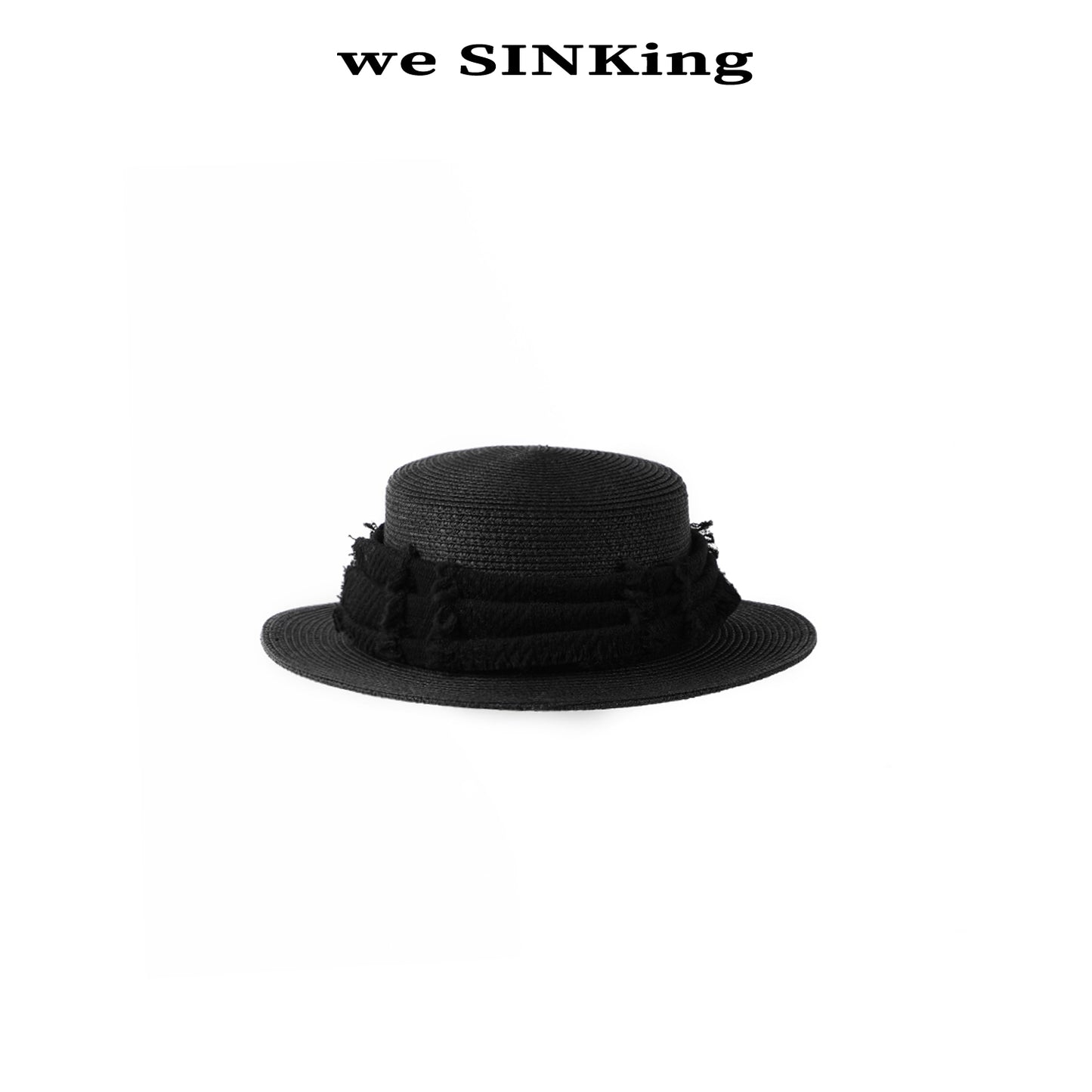 SINKing Straw Boater Hat